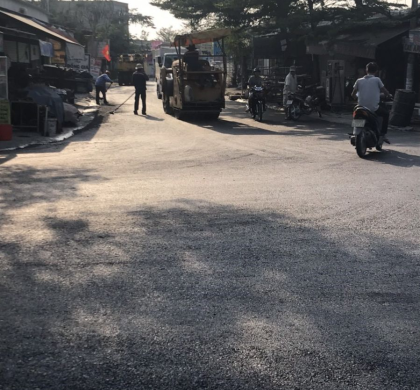 Thi công cải tạo mặt đường