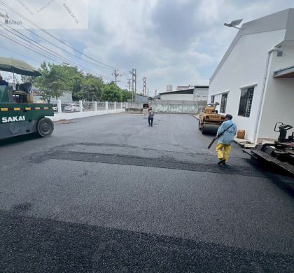 Thi công thảm nhựa bê tông nóng Biên Hòa 