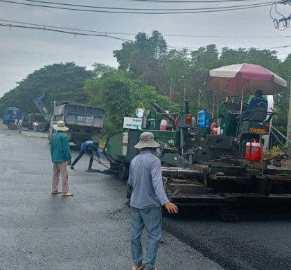 Thi công thảm nhựa nóng  Cần Giờ HCM